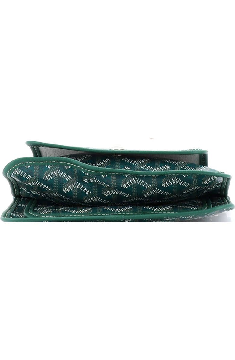 Pre-Owned Goyard Plumet Clutch Wallet Coated Canvas, Alternate, color, Green
