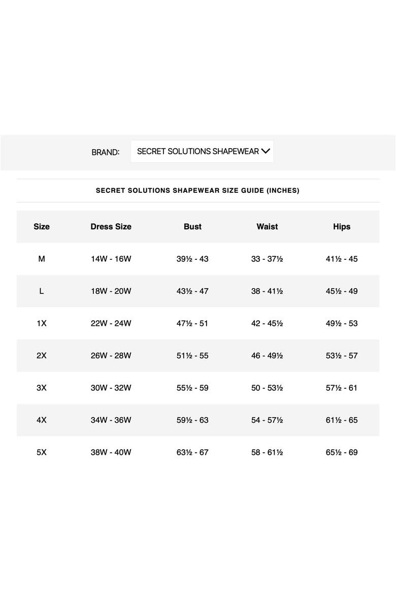 Secret Solutions Power Shaper Firm Control High Waist Shaping Brief, Alternate, color, Black