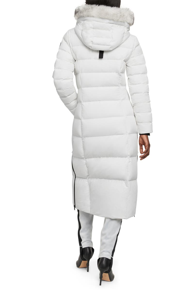 Moose Knuckles Cooper Lake Wind & Water Resistant 800 Fill Power Down Puffer Coat with Removable Genuine Shearling Trim, Alternate, color,