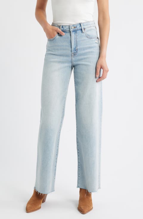 Clean Cut Wide Leg Dad Jeans