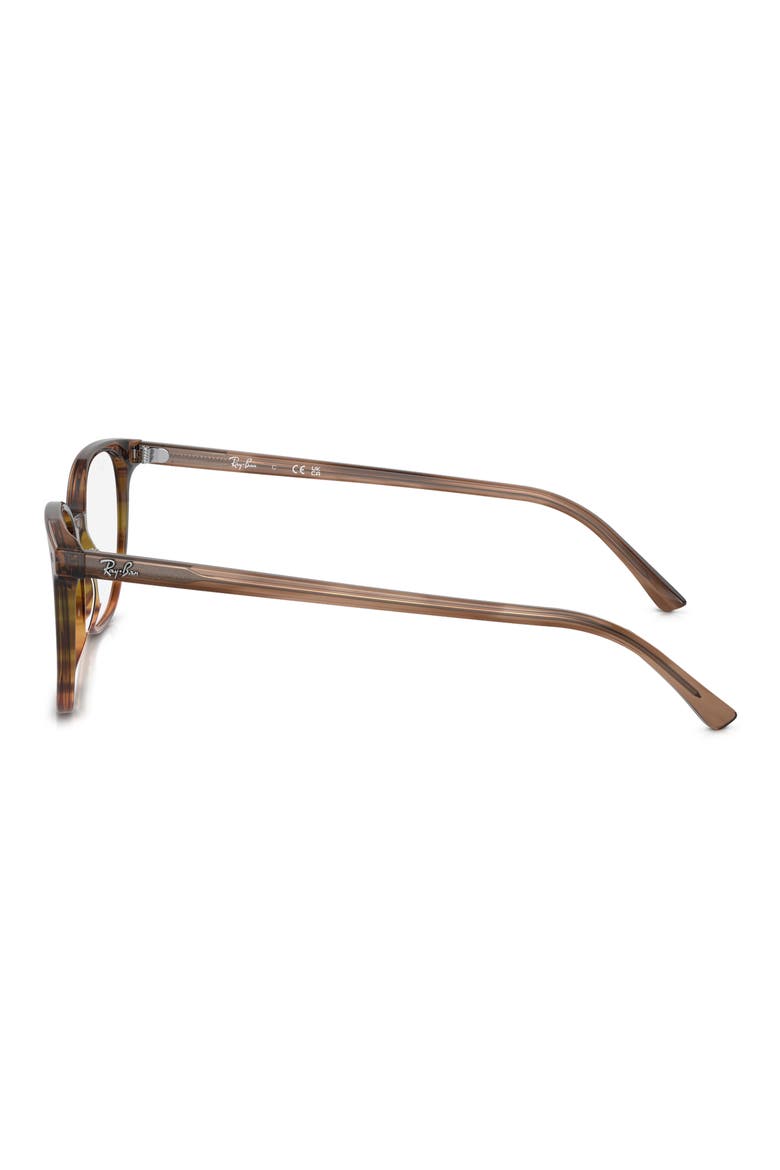 Elliot 48mm Irregular Optical Glasses, Alternate, color, BROWN GRADIENT