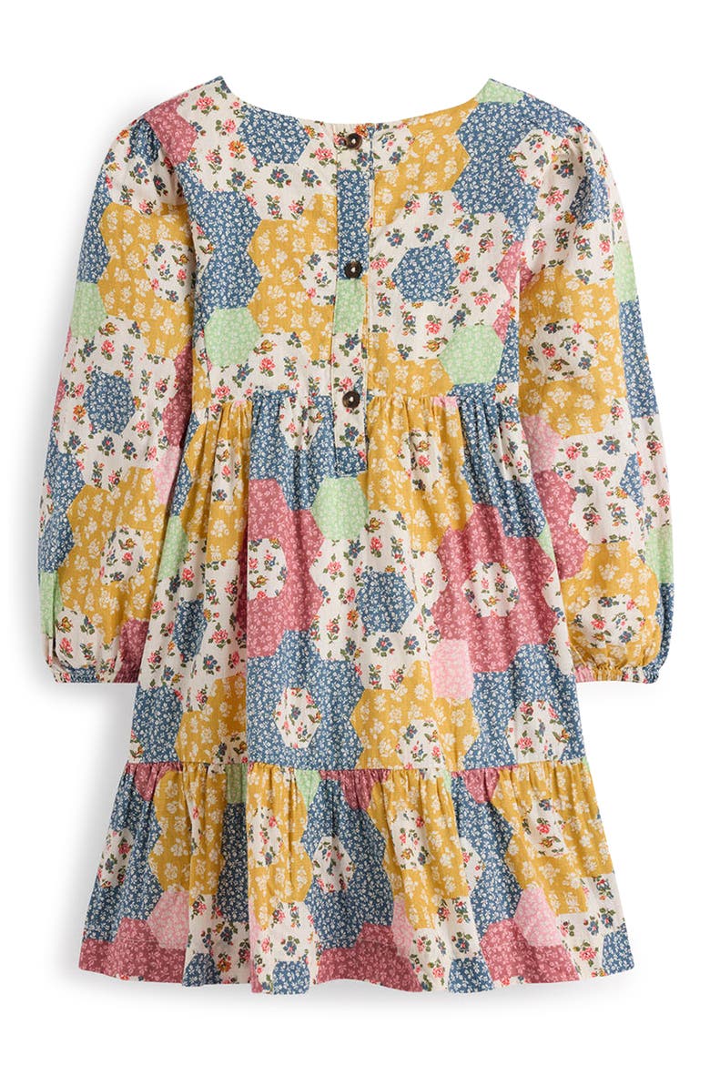 Kids' Floral Wing Sleeve Dress, Alternate, color, FLORAL PATCHWORK