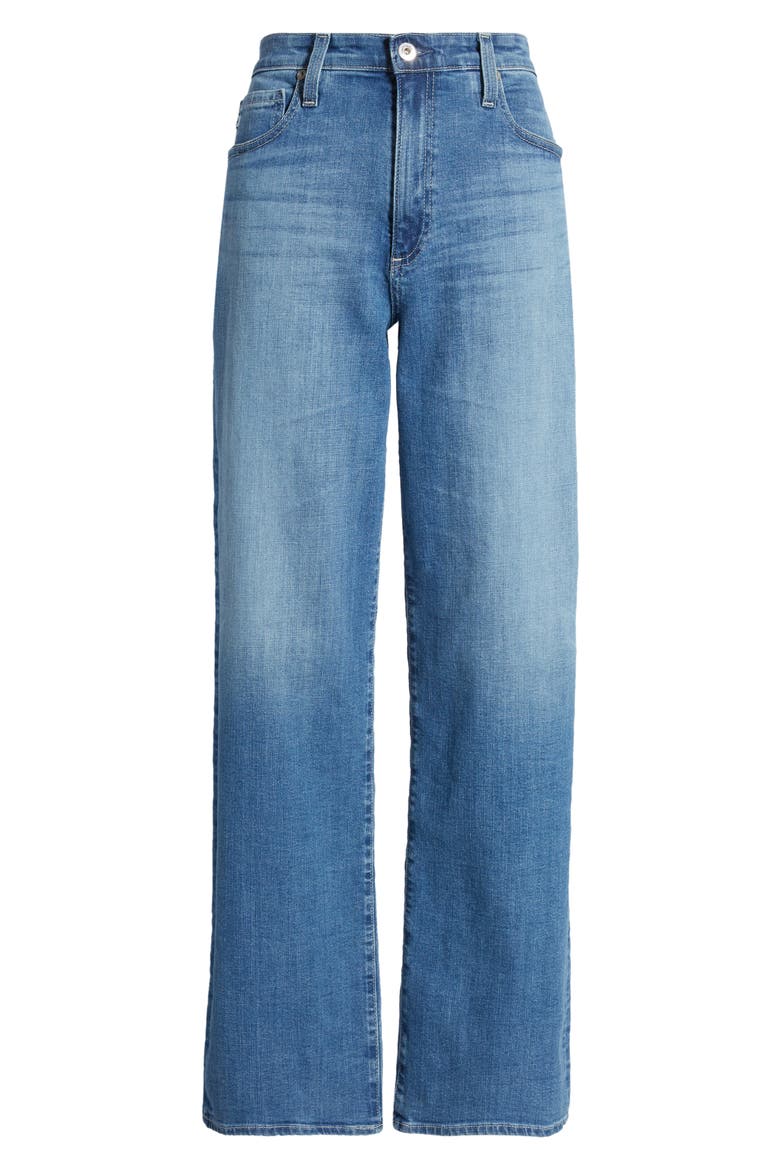 Kora High Waist Wide Leg Jeans, Alternate, color, FORTUNATE