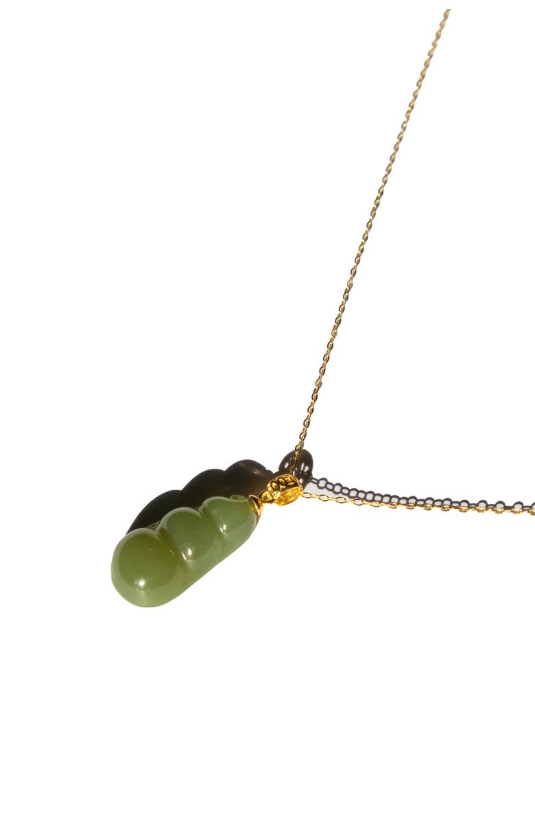 seree Edamame Jade pendant necklace, Main, color, 