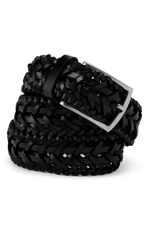 Leather Braid Belt