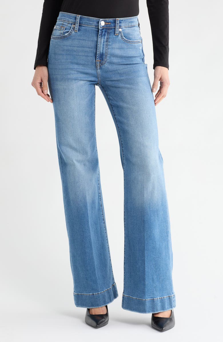7 For All Mankind Modern Dojo Flare Leg Jeans, Main, color, Meknes