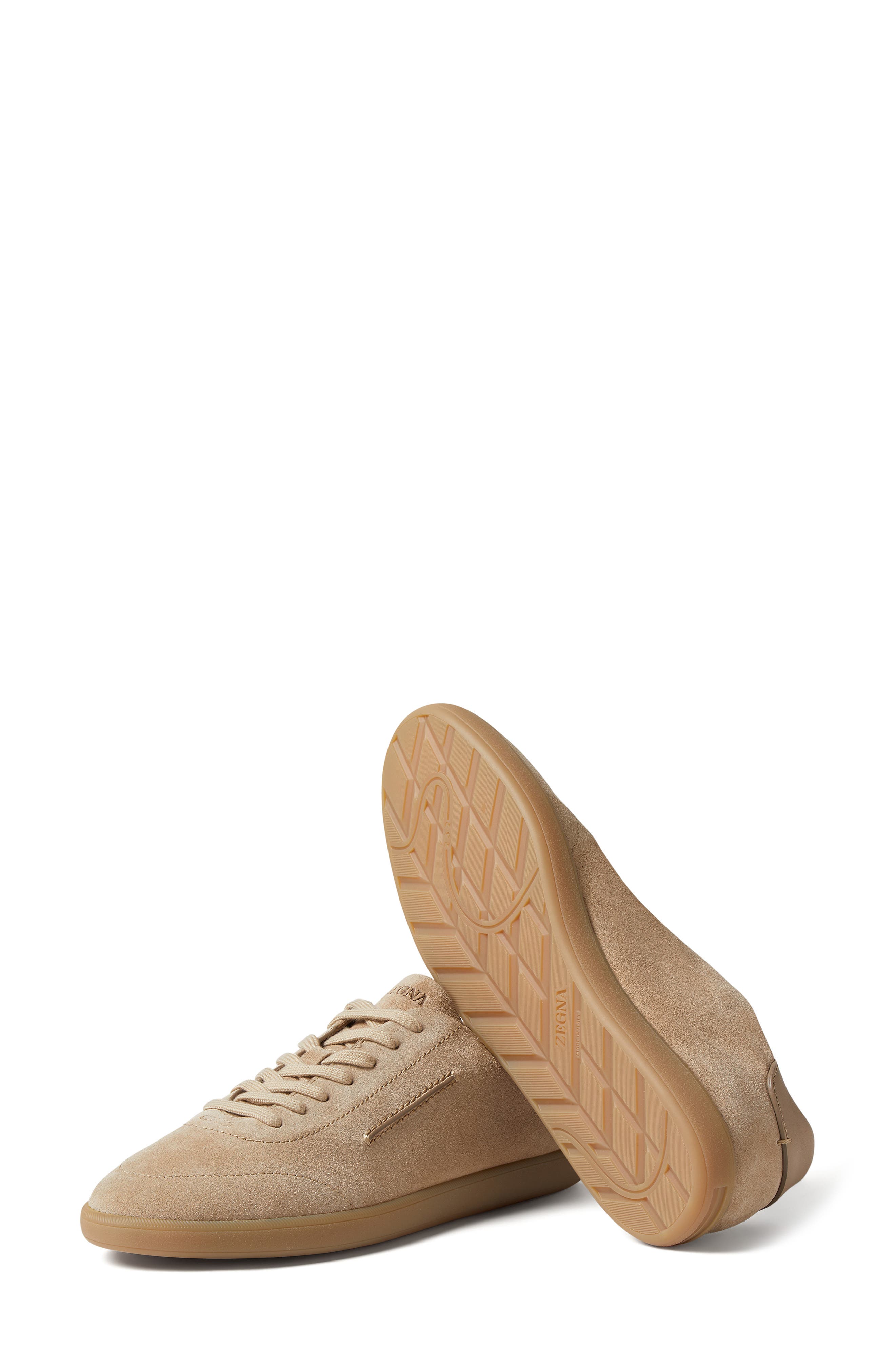 ZEGNA Beige 232 Low Top Sneaker, Alternate, color, 