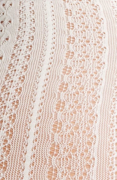 High Heel Jungle Sweet Lace Tights In White