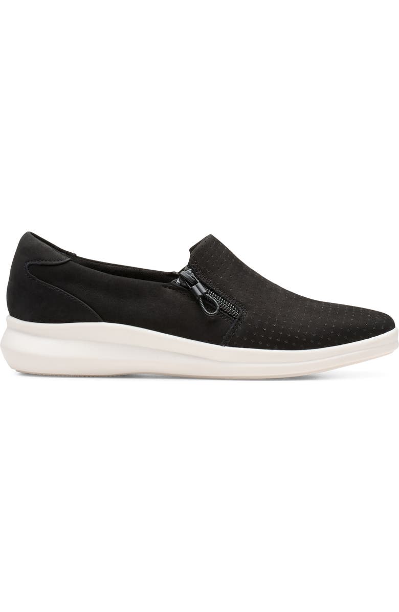 Clarks<sup>®</sup> Lynell Sky Sneaker, Alternate, color, Black Nubuck