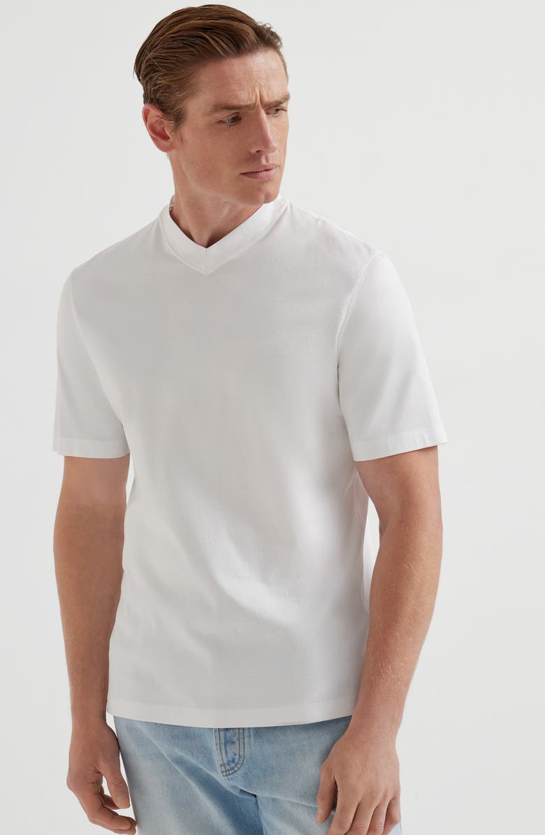 Brunello Cucinelli Jersey T-shirt, Alternate, color, White