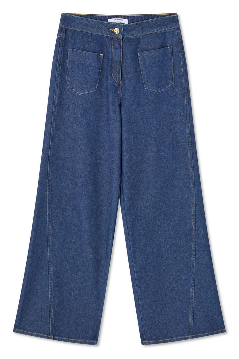 Pip Denim Trousers, Alternate, color, BLUE
