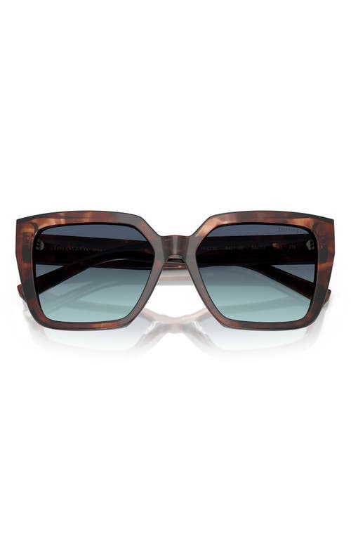 Tiffany & Co . 55mm Gradient Square Sunglasses In Multi