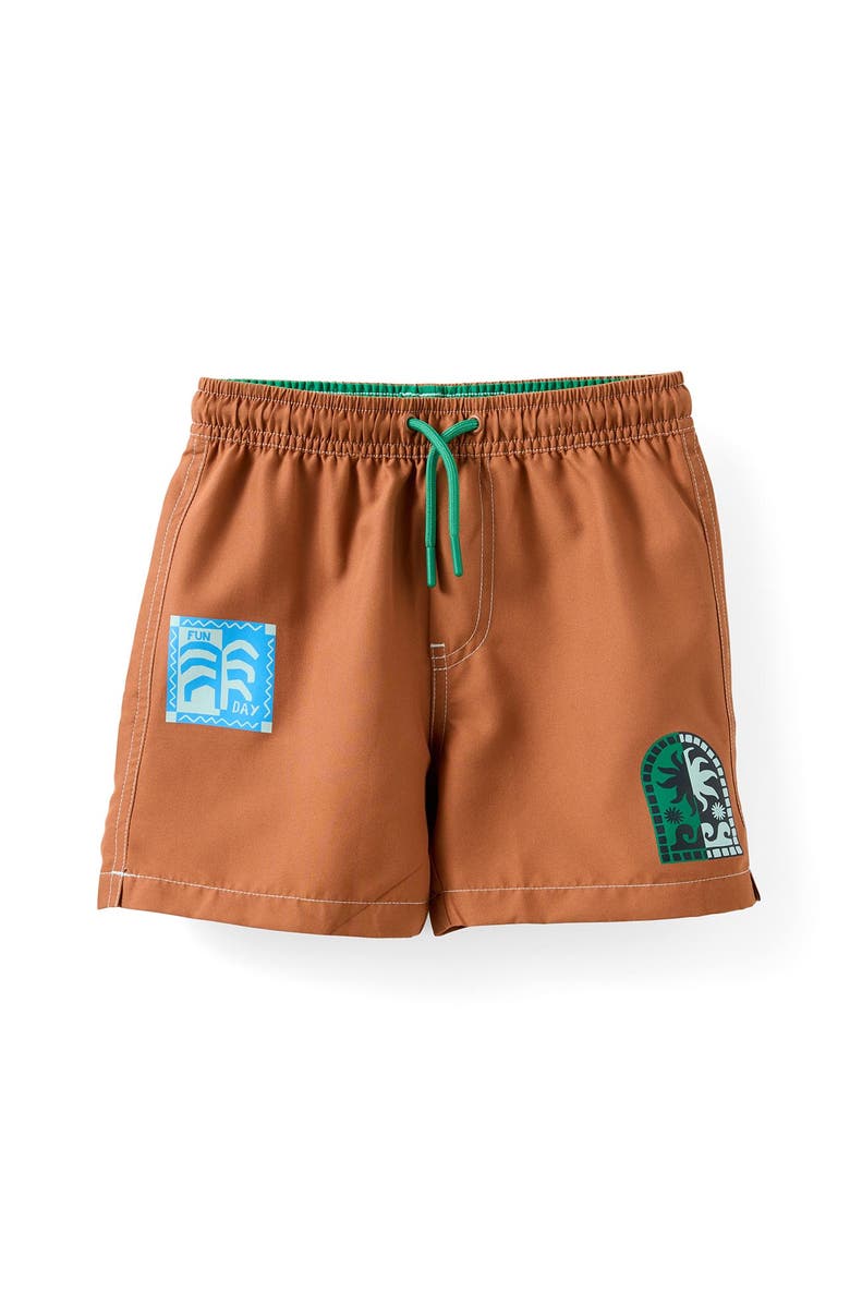 Cotton On Kids Kid's Bailey Board Short, Main, color, Chestnut Icon