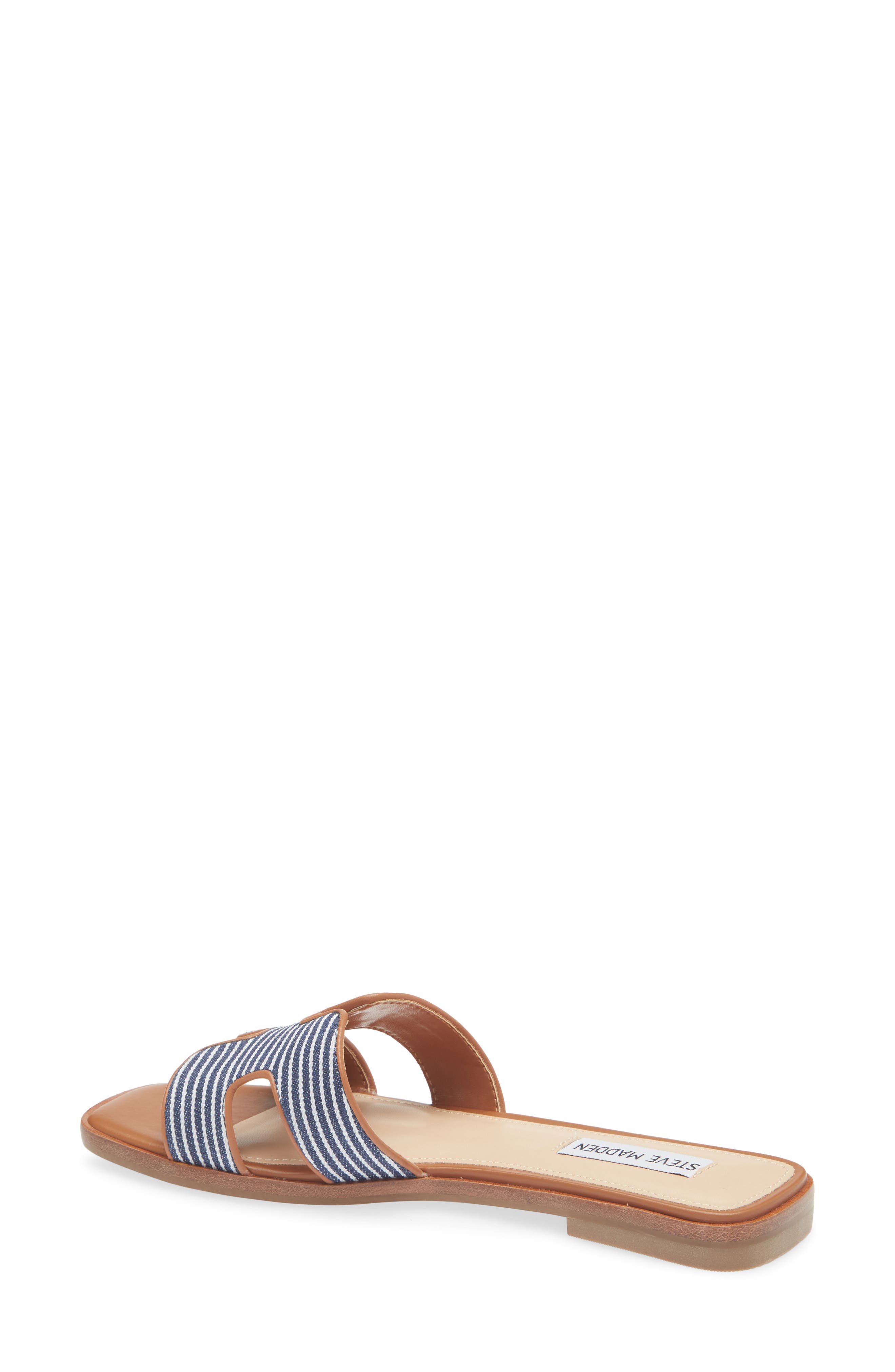 Steve Madden Hadyn Slide Sandal, Alternate, color, Navy/ White