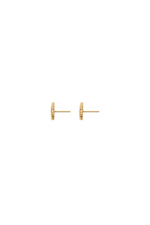 Burberry Ekd Stud Earrings In Gold
