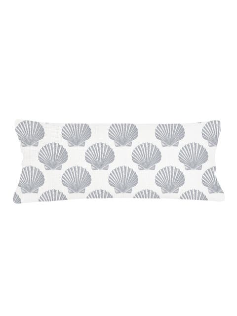 Vintage Shell Linen Pillow with Down Insert