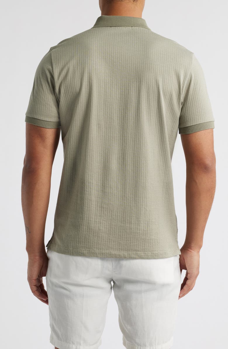 Robert Barakett Whistler Half Zip Polo, Alternate, color, Pastel Olive