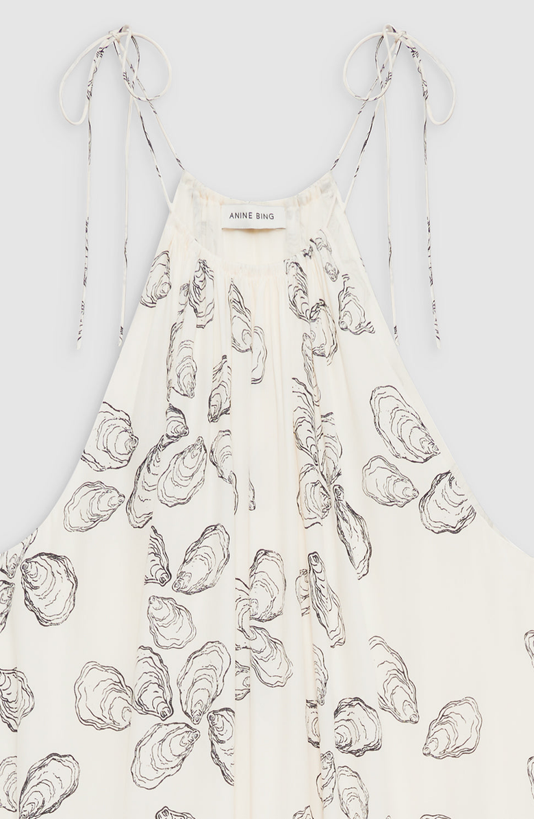 ANINE BING Santana Dress, Alternate, color, Bone Oyster