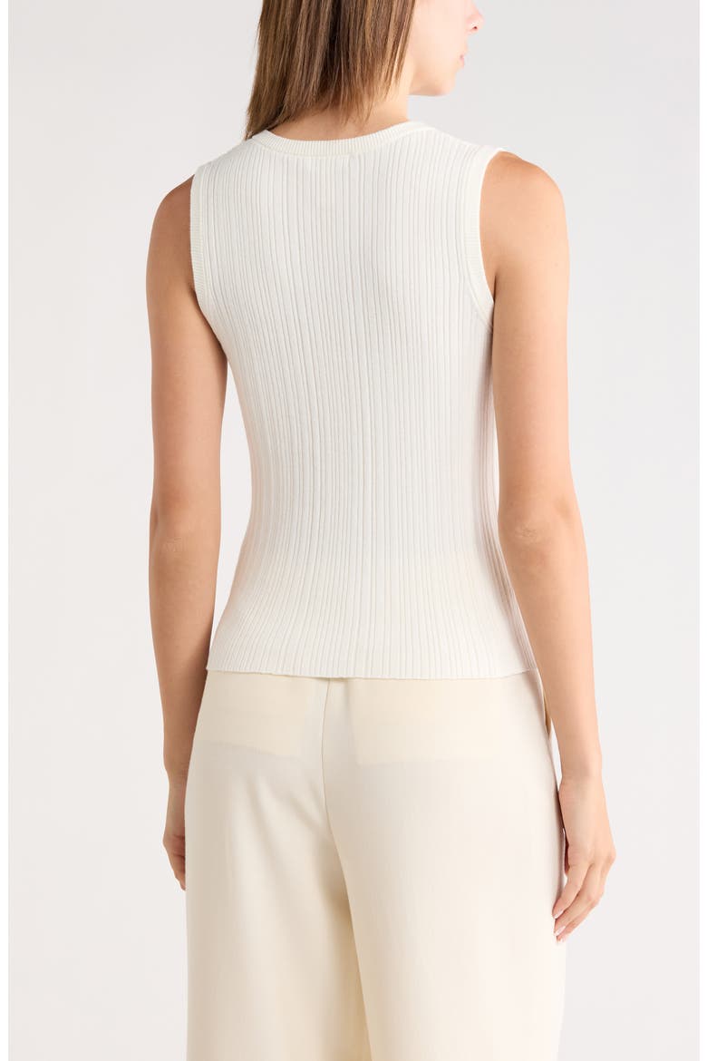 Variegated Rib Sweater Tank, Alternate, color, IVORY