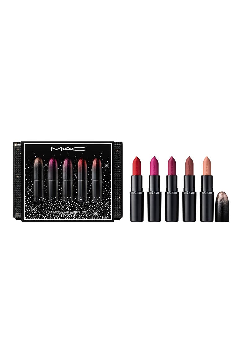 Signature Satin Lipstick 5-Piece Set $125 Value, Main, color, SIGNATURE SATIN