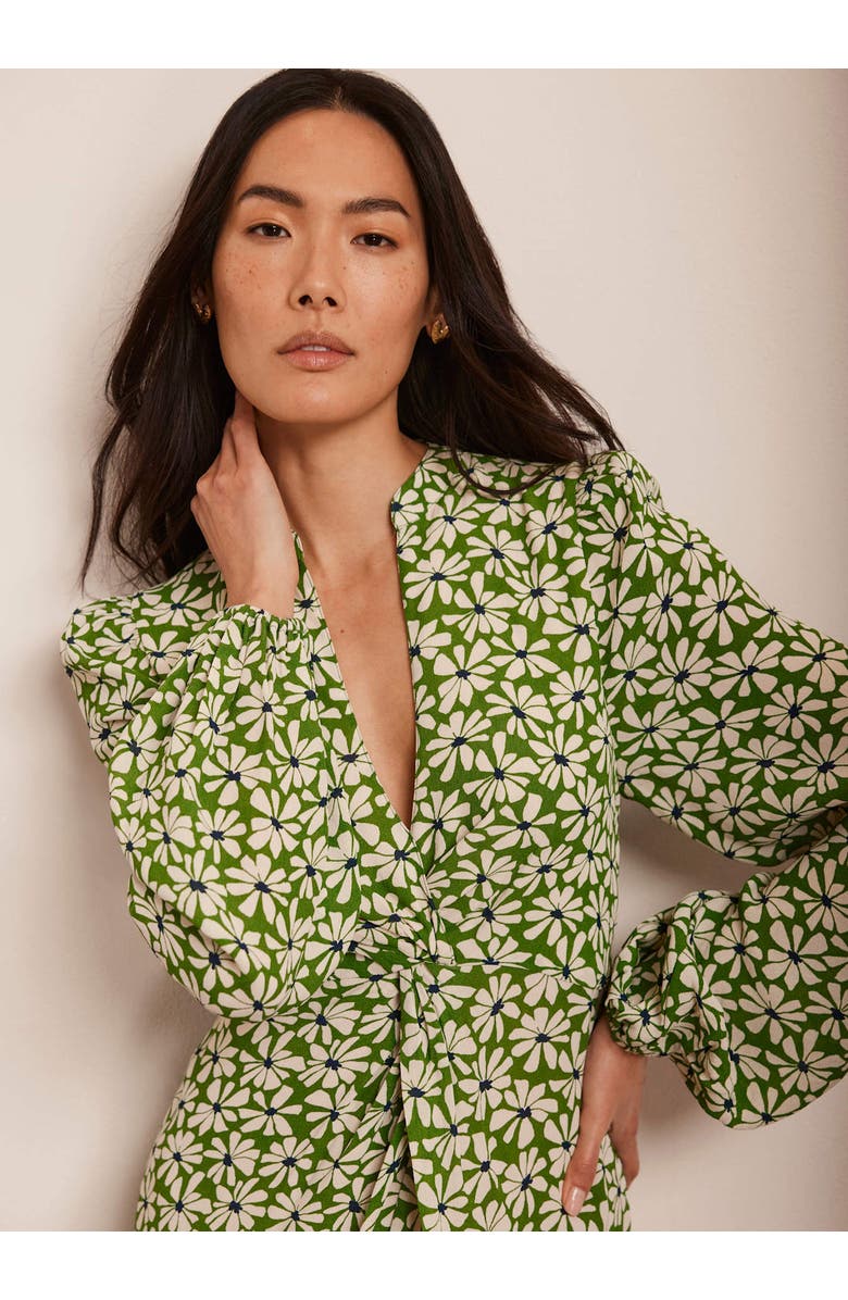 MINT VELVET Midi Dress, Alternate, color, Green