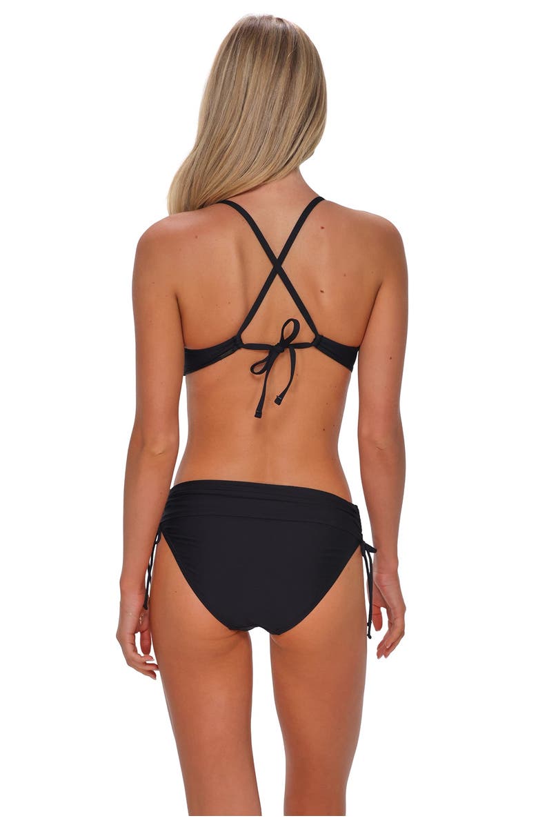 Sunsets Darci High Waist Bikini Swim Bottoms, Main, color, Black