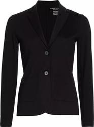 Majestic Filatures Soft Touch Two Button Blazer