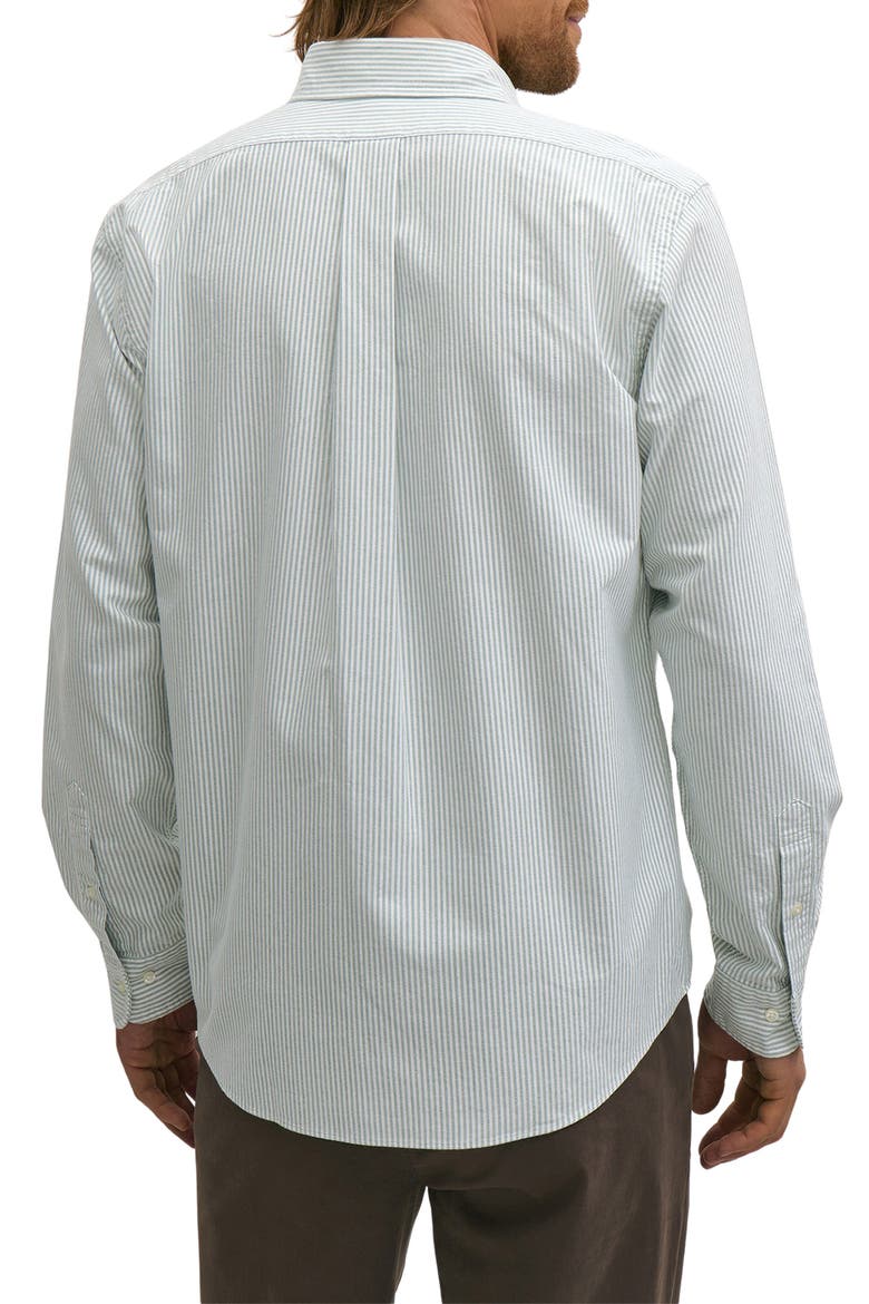 Striped Long Sleeve Oxford Shirt, Alternate, color, ALPINESTP