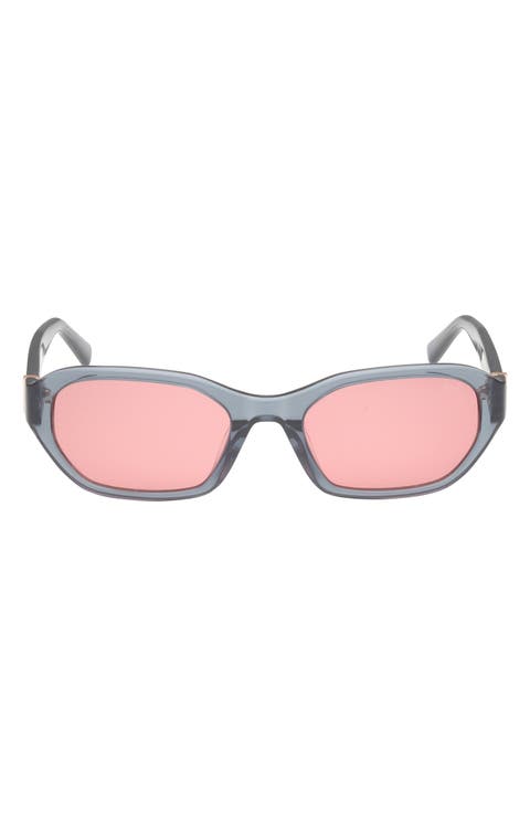 52mm Oval Sunglasses