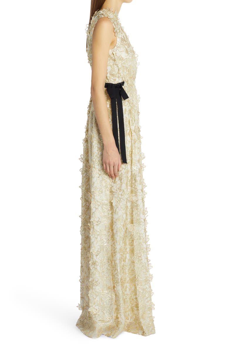 Erdem Adele 3D Sequin Organza Gown, Alternate, color, 