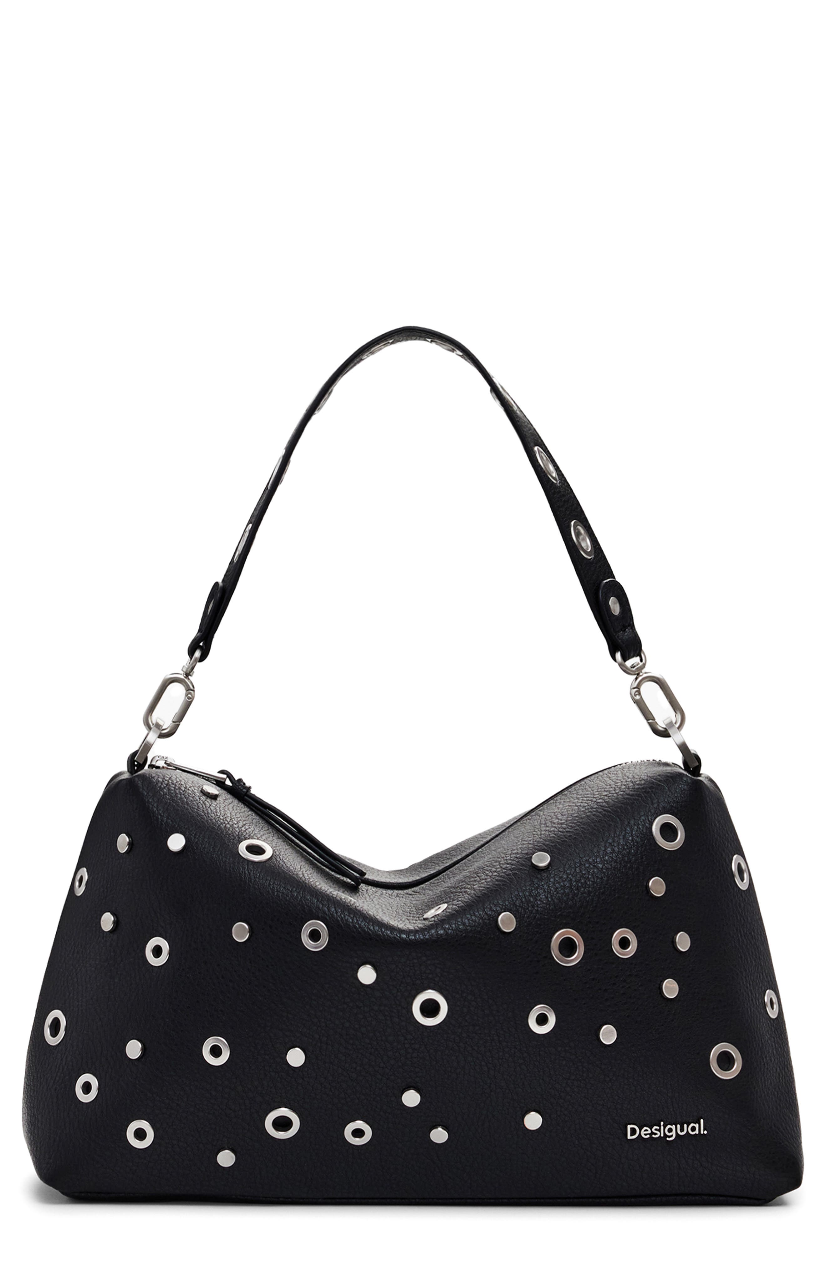 Desigual Faux Leather Shoulder Bag, Main, color, 