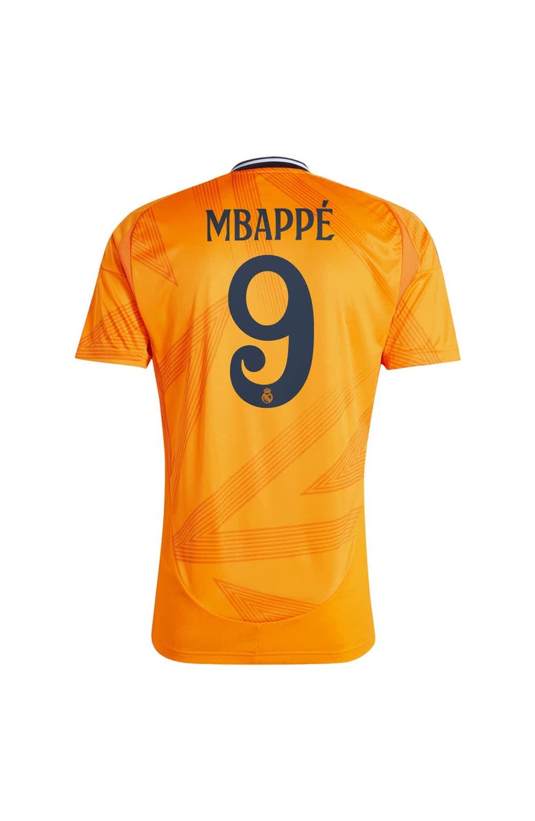adidas Men's adidas Kylian Mbappé Orange Real Madrid 2024/25 Away Replica Player Jersey, Alternate, color, 