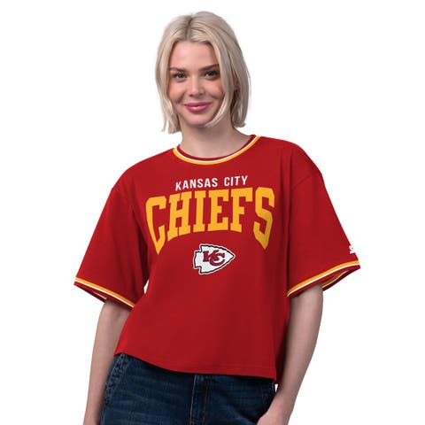Women's Starter  Red Kansas City Chiefs Ace Cropped T-Shirt