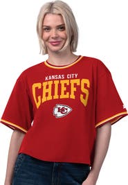 STARTER Women's Starter Red Kansas City Chiefs Ace Cropped T-Shirt