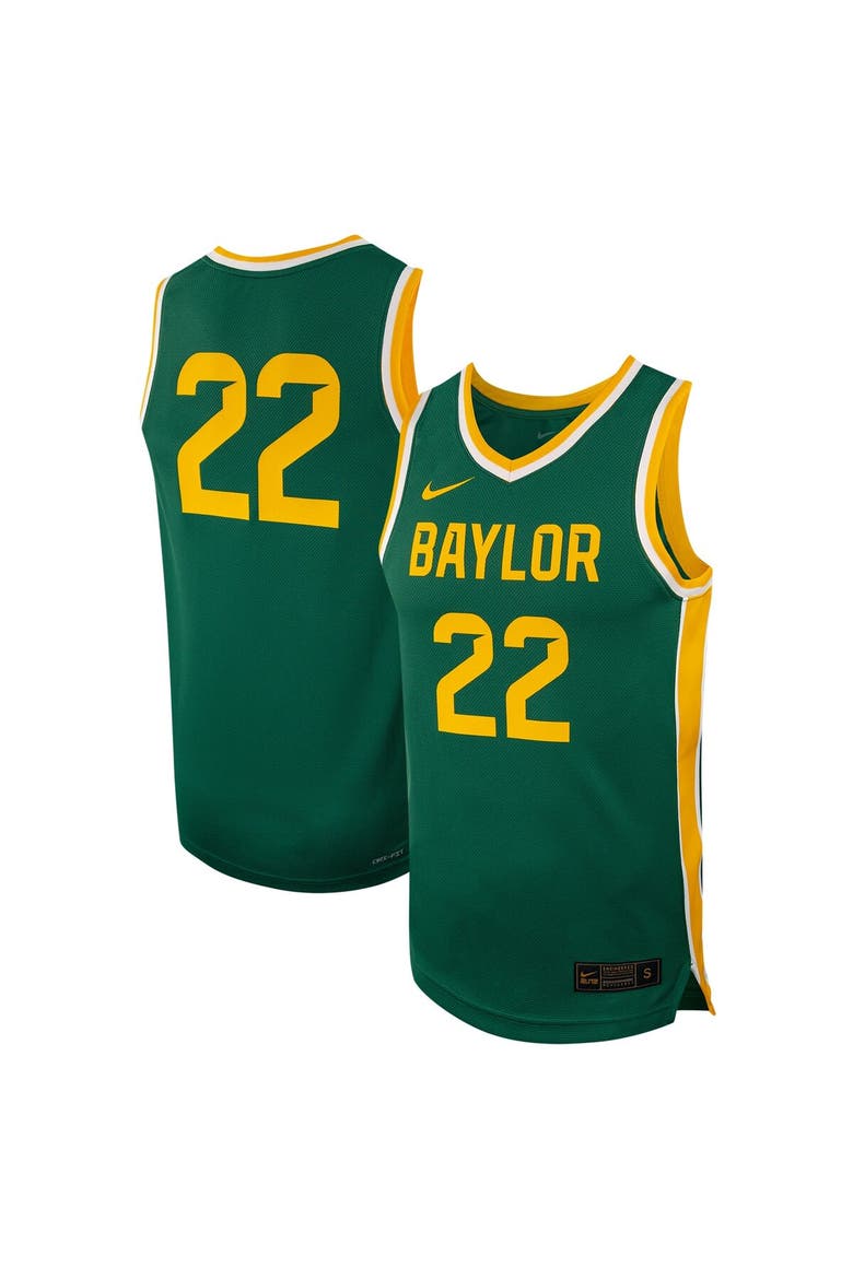 Unisex Nike #24 Green Baylor Bears Team Replica Basketball Jersey, Main, color, Green