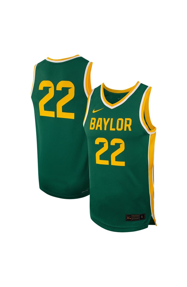Nike Unisex Nike #24 Green Baylor Bears Team Replica Basketball Jersey, Main, color, Green