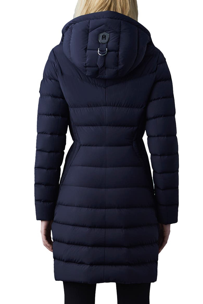 Farren Water Repellent Down Coat, Alternate, color, NAVY