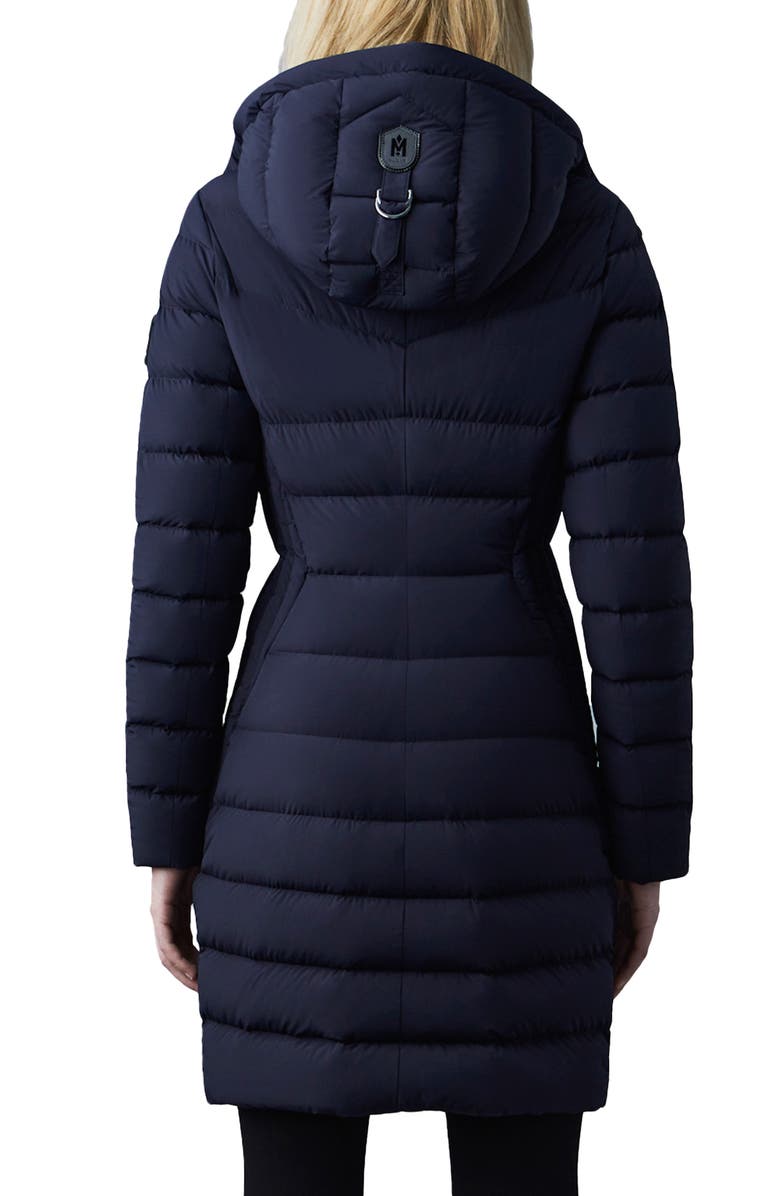 Mackage Farren Water Repellent Down Coat, Alternate, color, Navy