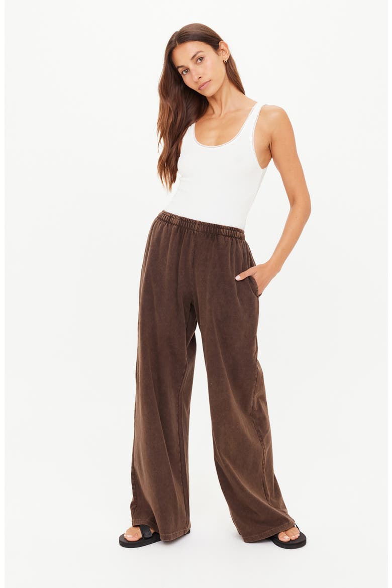 Soho Tokio Wide Leg Pants, Alternate, color, BROWN