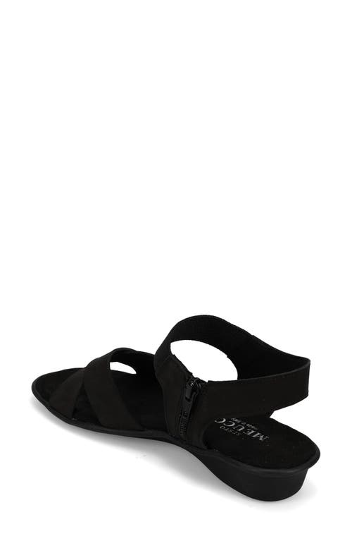 Sesto Meucci Euna Wedge Sandal In Black