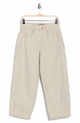 Democracy Stripe Relaxed Barrel Pants