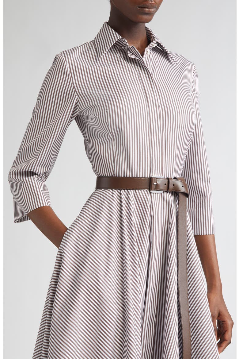 michael kors striped shirt dress Michael Kors Striped Shirt Dress - Blue