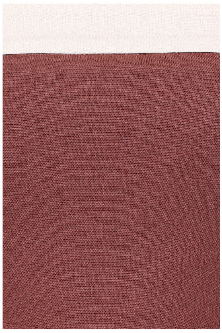 Olinda Cotton & Linen Maxi Dress, Alternate, color, CHOCOLATE