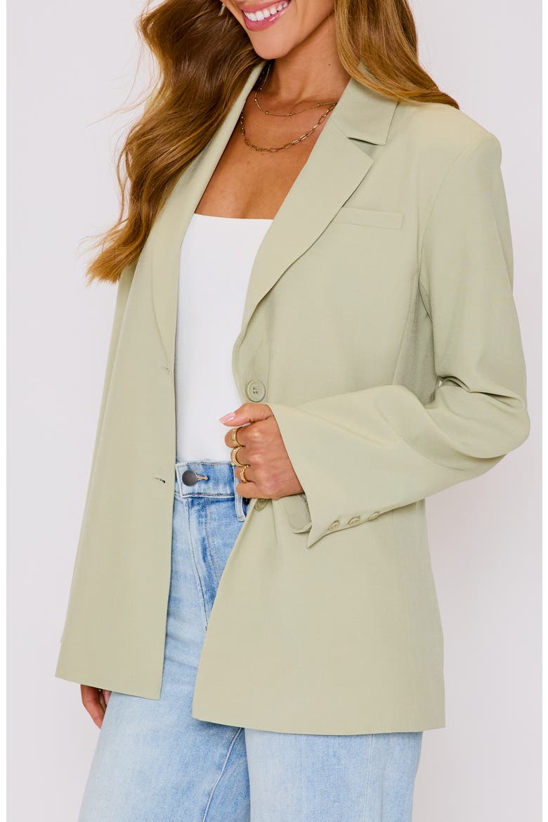 Mari Relaxed Fit Blazer, Alternate, color, SAGE