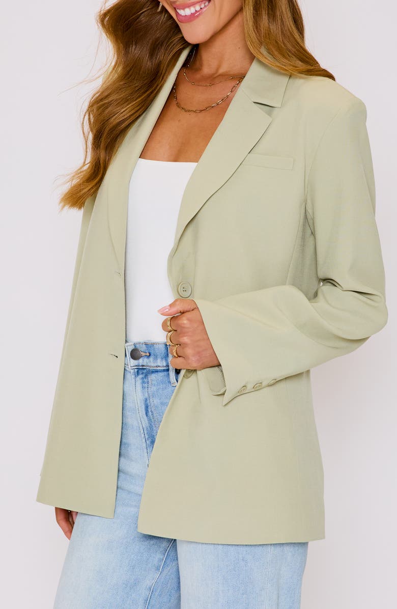 VICI Collection Mari Relaxed Fit Blazer, Alternate, color, Sage