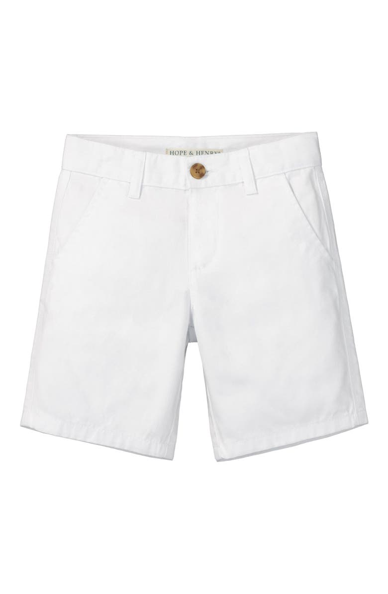 Hope & Henry Boys' Organic Stretch Chino Short, Toddler, Alternate, color,