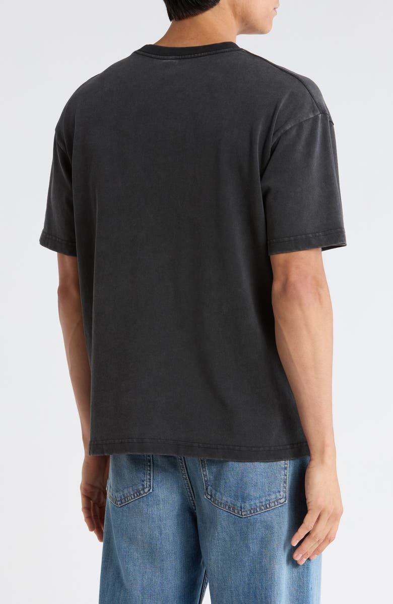 SANTO STUDIO Ciao Drappo Boxy Fit Cotton Graphic T-Shirt, Alternate, color, Black