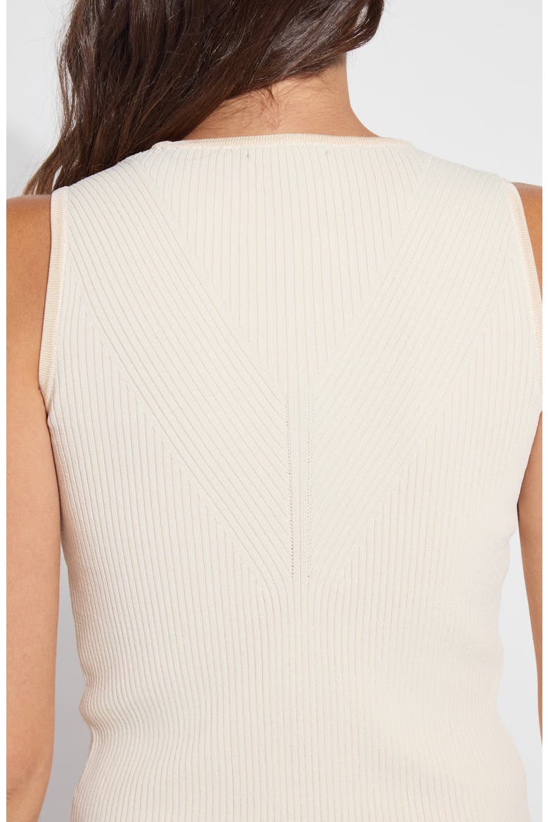 Allegra Rib Knit Tank Top, Alternate, color, SAILCLOTH