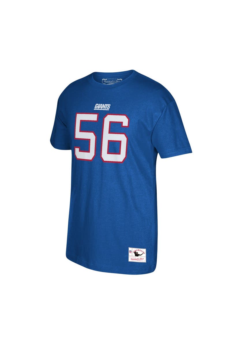 Mitchell & Ness Men's Mitchell & Ness New York Giants Lawrence Taylor Royal Retired Player Name & Number T-Shirt, Alternate, color,