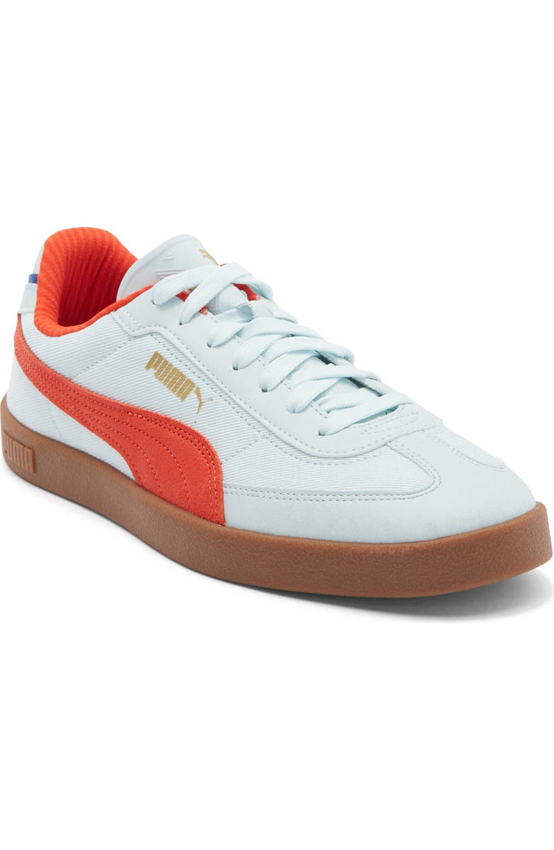 PUMA Club II Era Sneaker, Main, color, Sea Glass/ Fierce Red